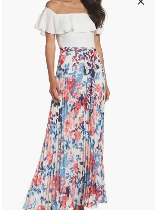 Eliza J Dresses & Skirts - Eliza J Off the Shoulder Floral Maxi Dress